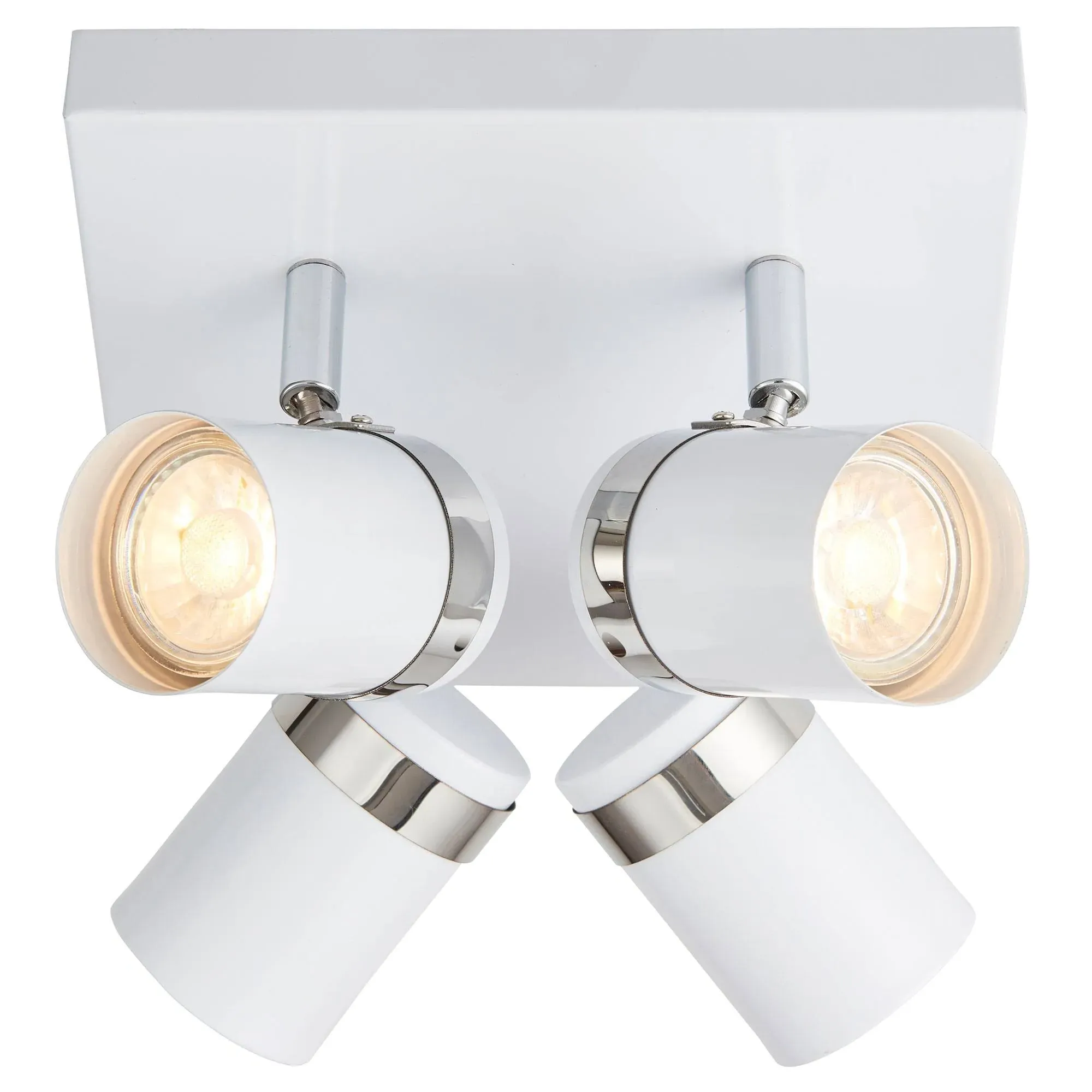 Camden 4-Light Square Ceiling Spotlight Plate - White product