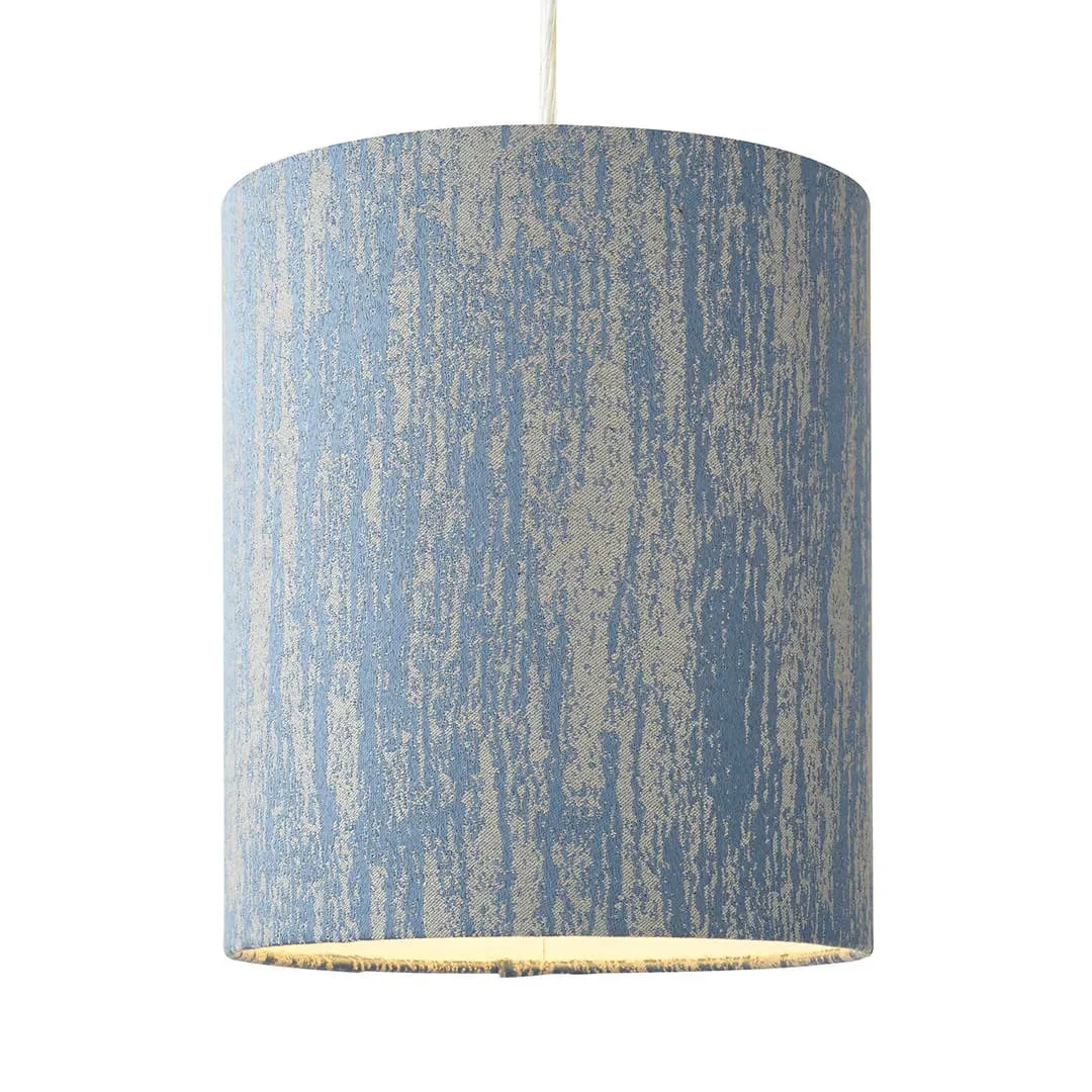 Canterbury 22cm Lamp Shade - Blue, Jacquard product