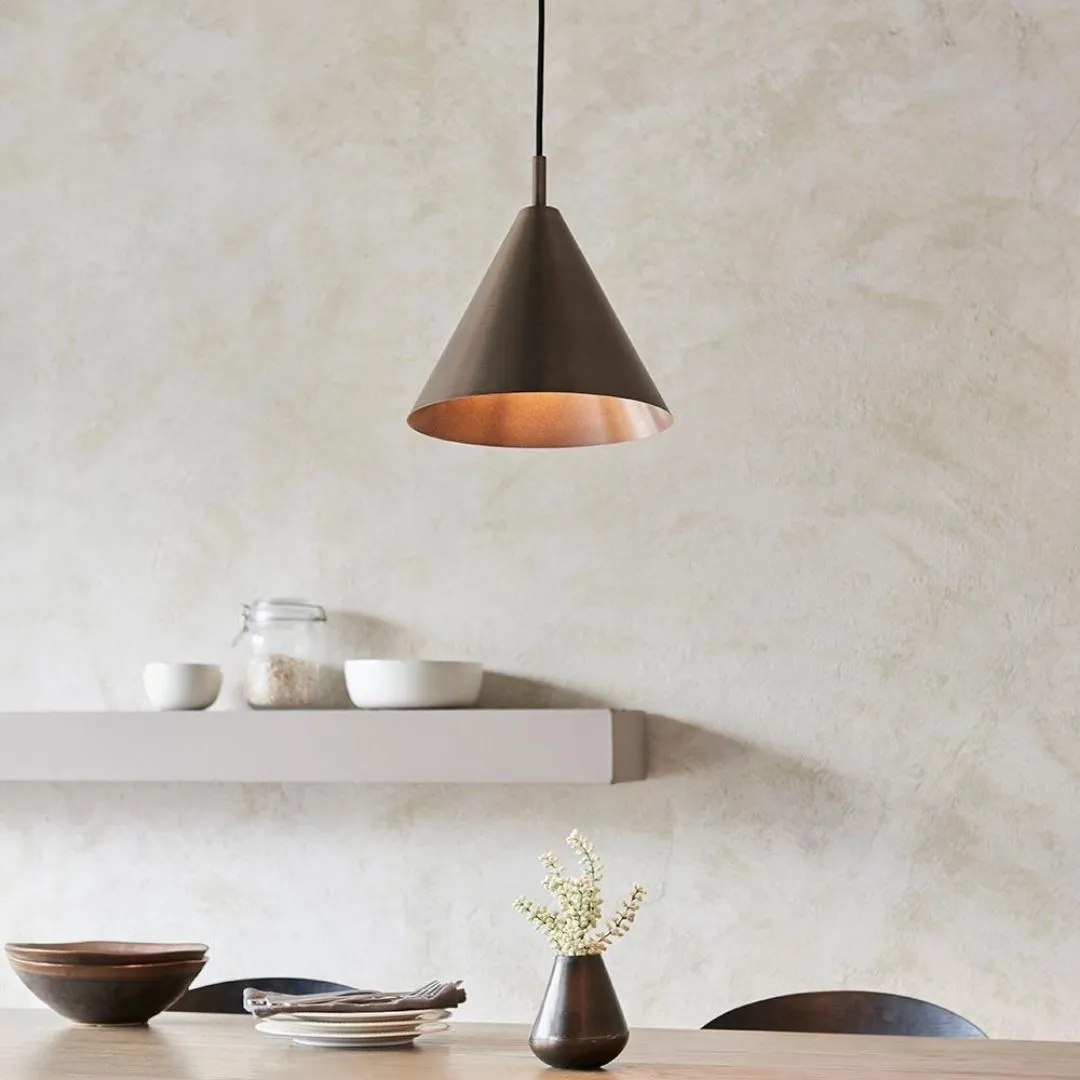 Cape Pendant Ceiling Light - Antique Bronze, Metal product