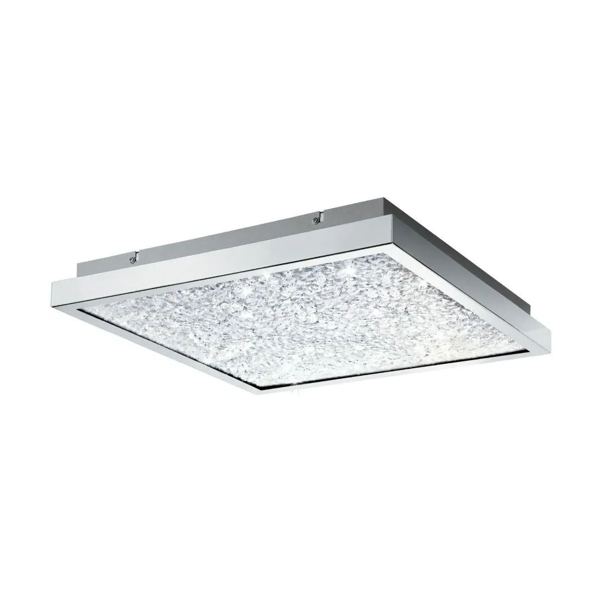 Cardito Small Square LED Flush Ceiling Light - Chrome product