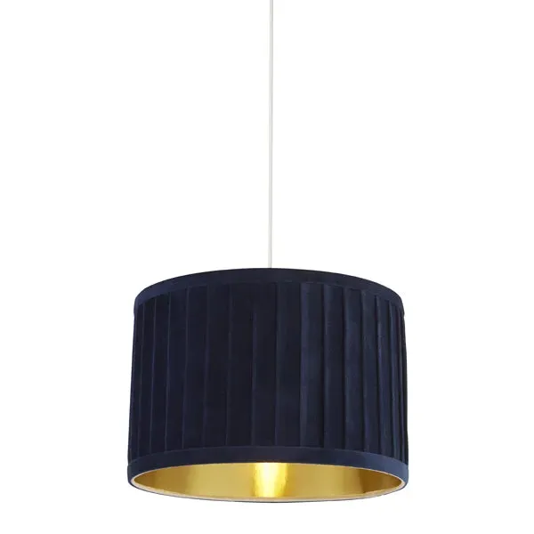 Caritas 30cm Ceiling Shade - Navy, Gold product