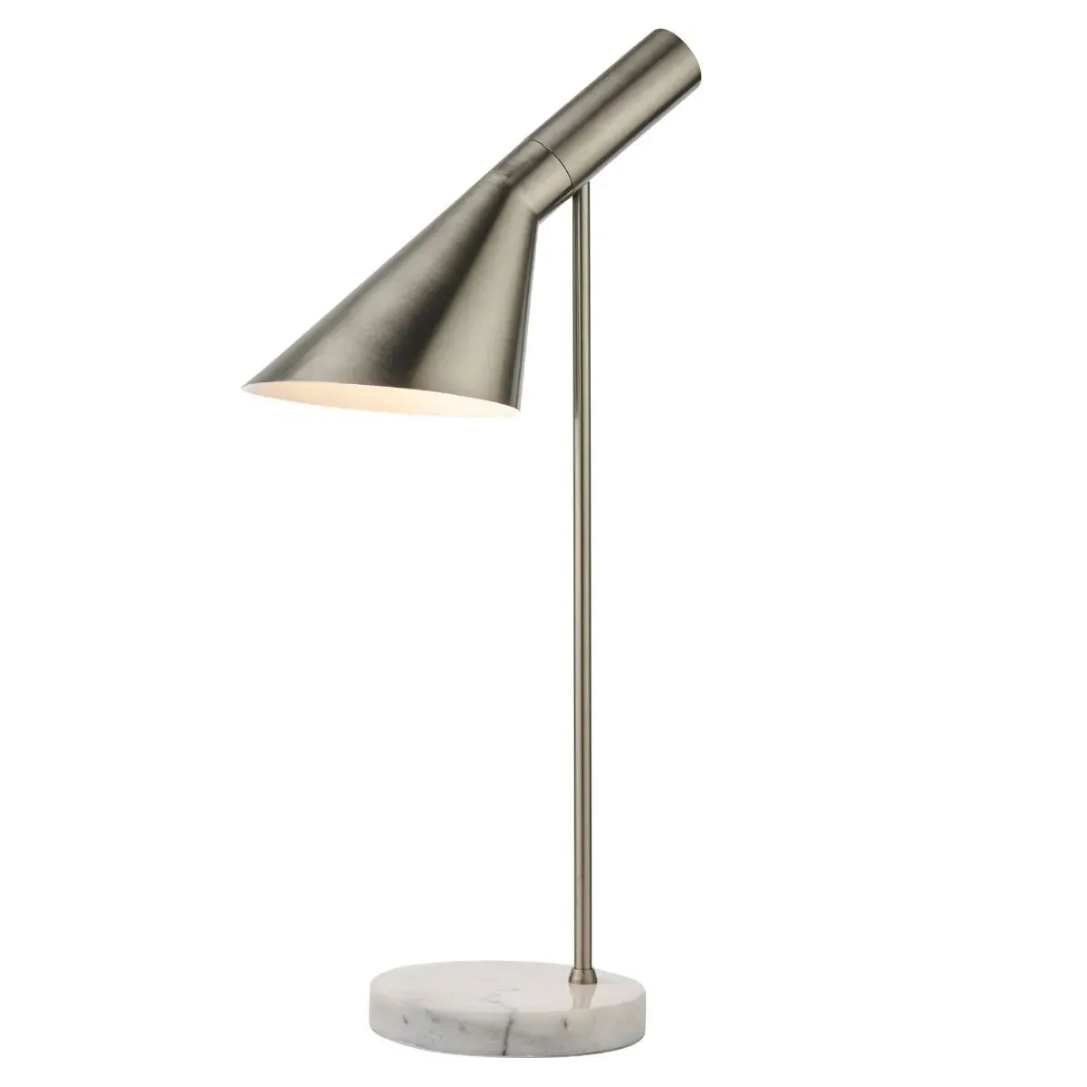 Carlo Table Lamp - Polished Chrome, Marble product