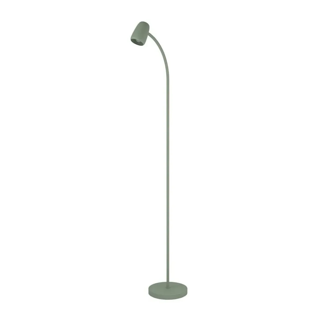 Carlo Task Floor Lamp with Adjustable Head - Green, Matte product