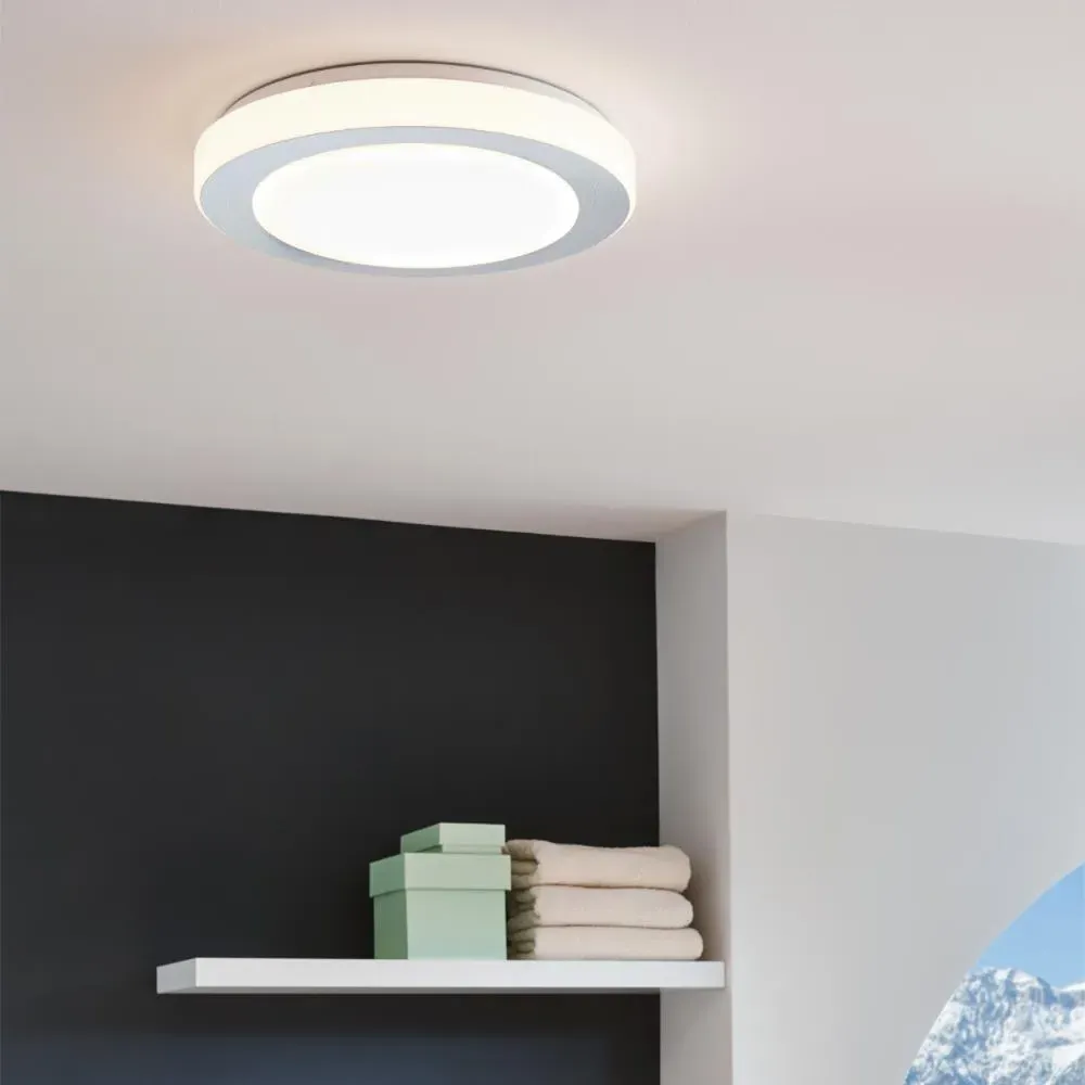 Carpi Flush Ceiling Light LED IP44 - Silver product
