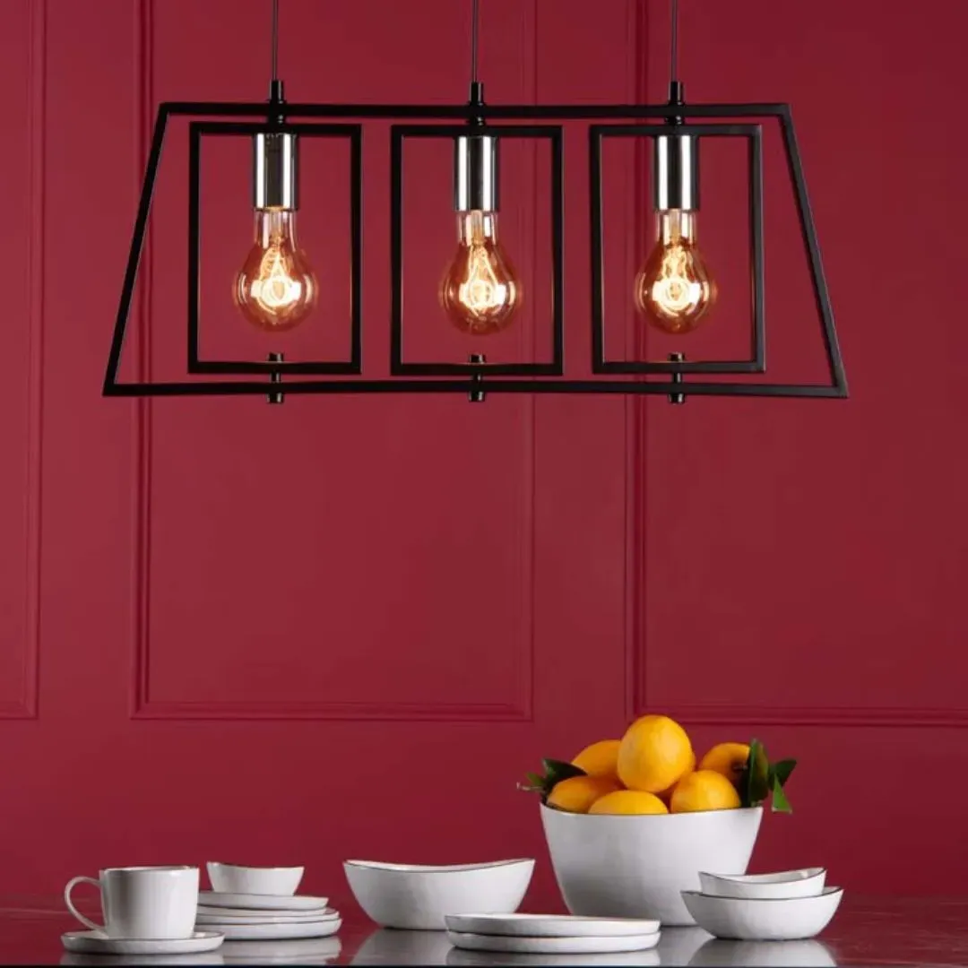 Celio 3-Light Ceiling Bar Dimmable Height Adjustable - Matt Black product