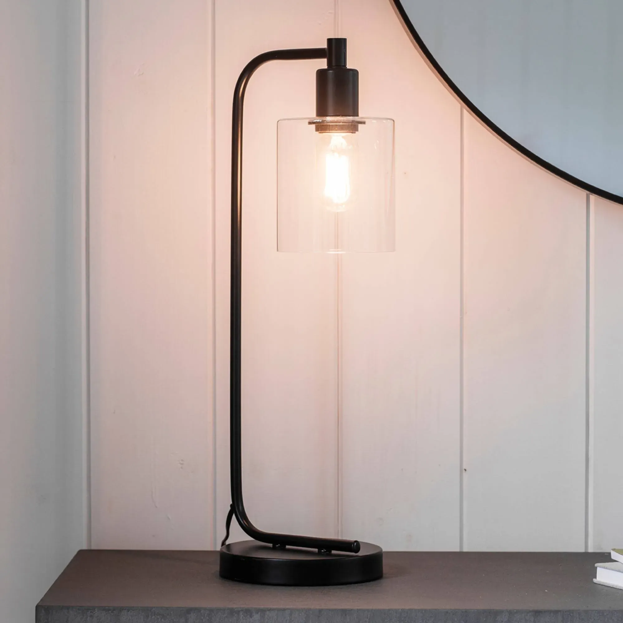 Chicago Industrial Table Lamp - Black, Metal product
