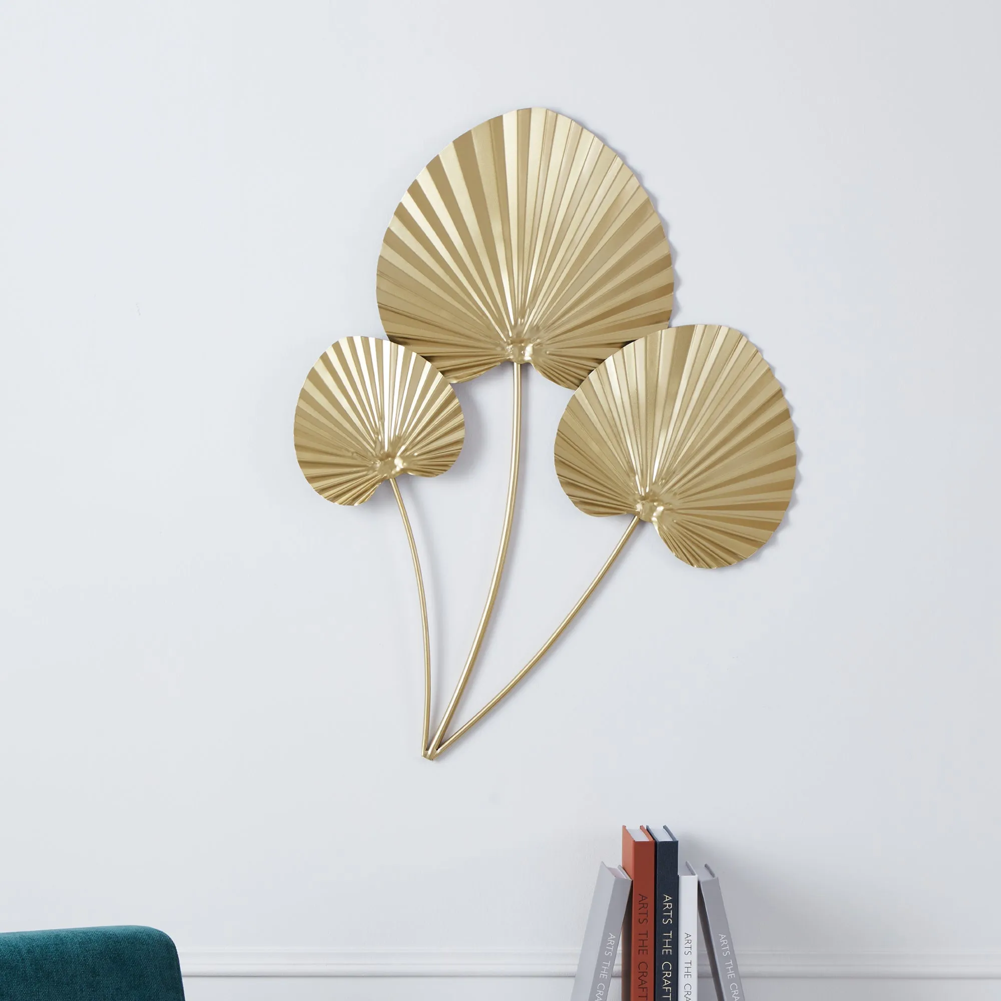 Chikuma Small Wall Décor - Gold, Metal product