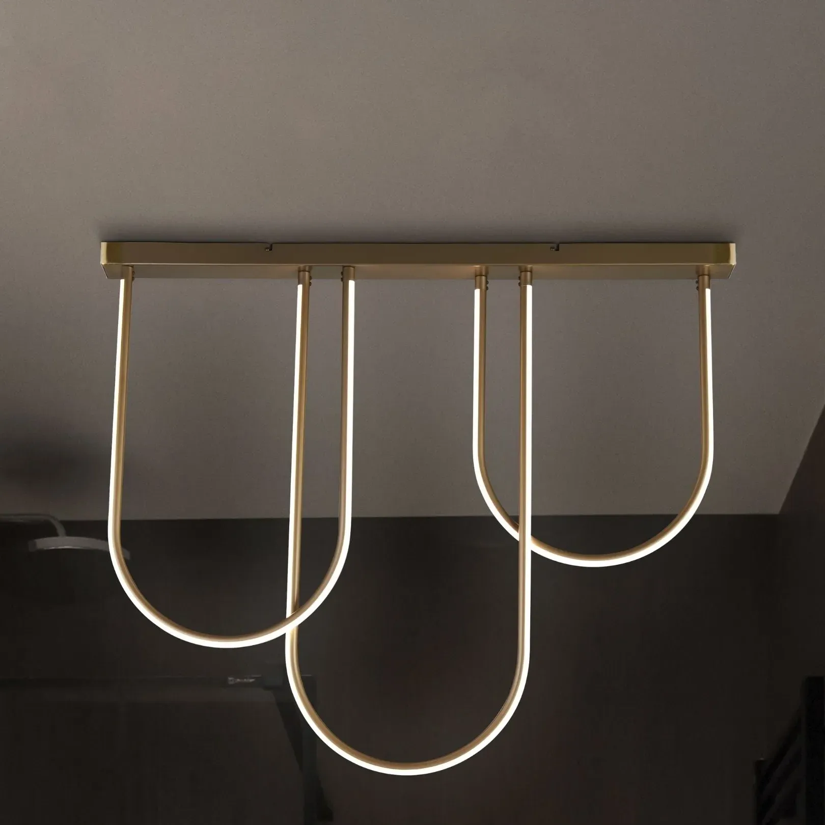 Chime LED Ceiling Pendant Bar - Bronze, Metal product