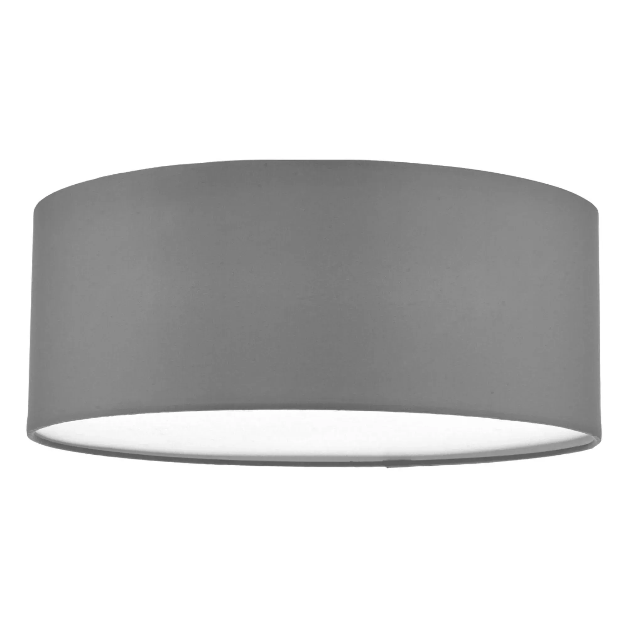 Cierro 3-Light Drum Semi Flush Ceiling Light with Diffuser - Grey product