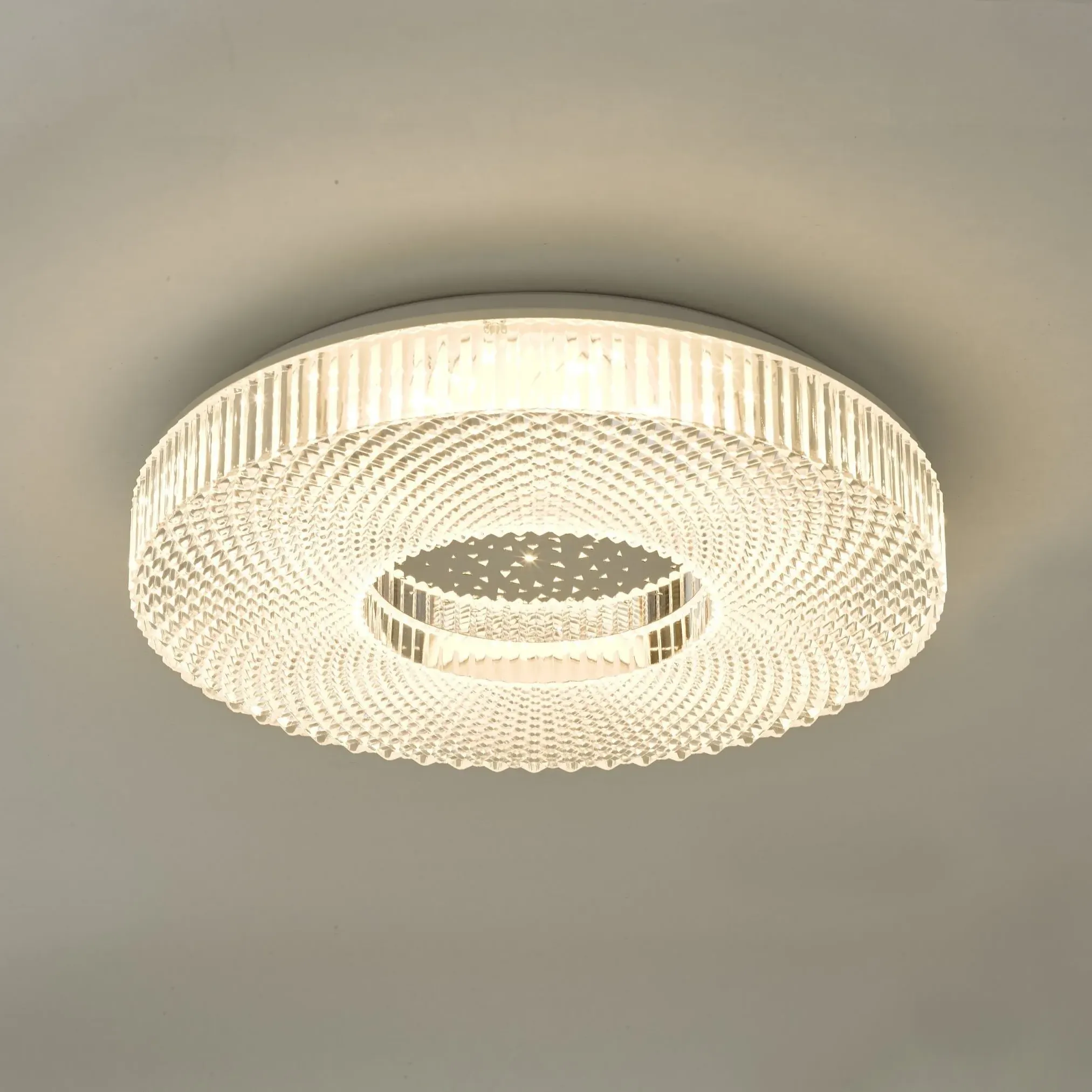 Cimona Medium Round LED Flush Ceiling Light - Acrylic product