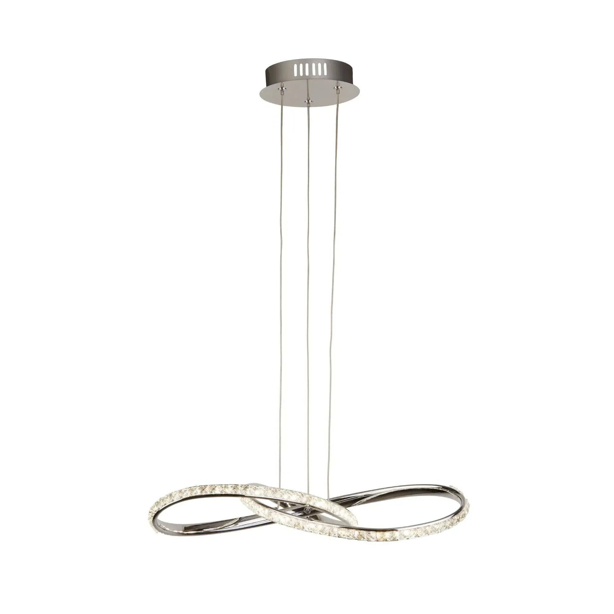 Claremont LED Ceiling Pendant - Chrome, Crystal product