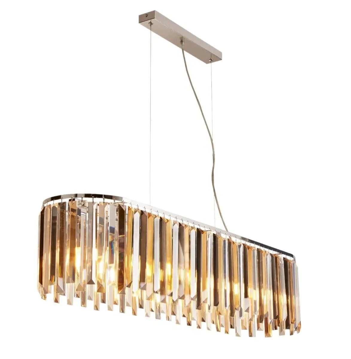 Clarissa 8-Light Ceiling Pendant - Polished Chrome, Glass product