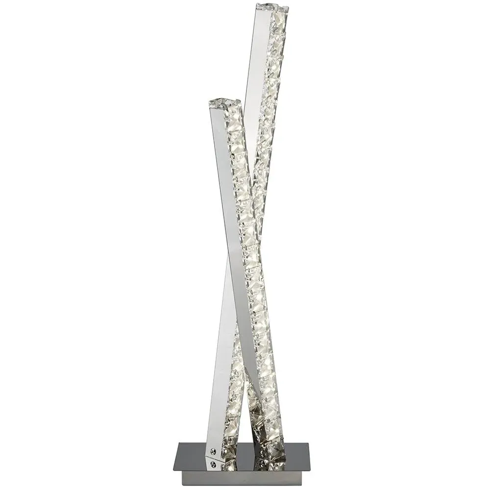 Clover LED 2-Light Table Lamp - Polished Chrome product