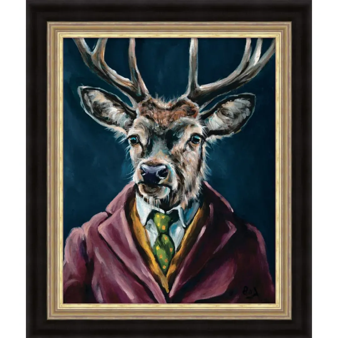 Clyde the Deer by Louise Brown Framed Wall Art product