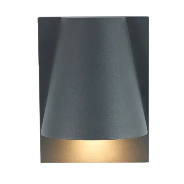 Conical Outdoor LED Wall Light IP44 - Grey product