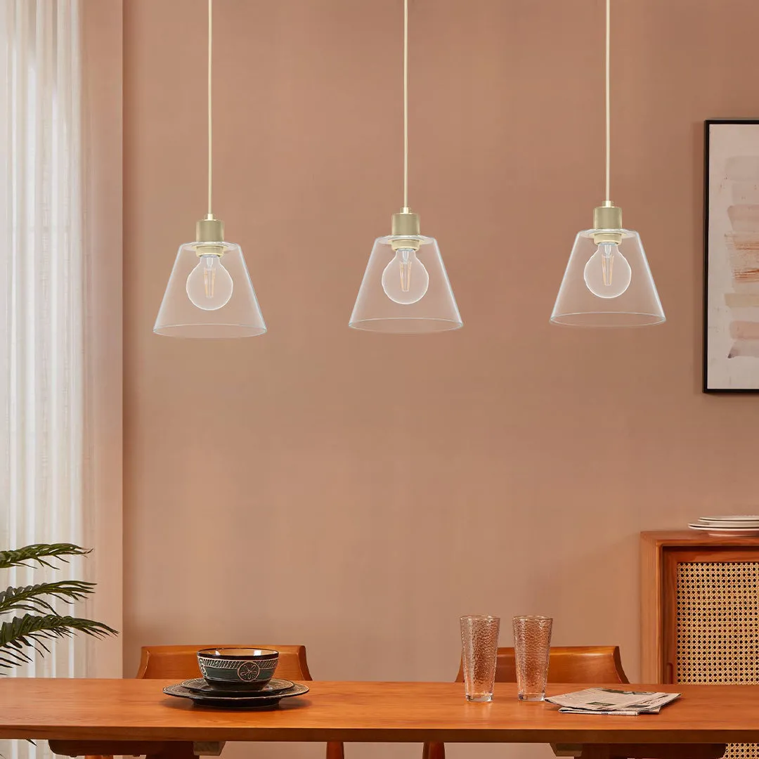 Copley 3-Light Ceiling Pendant Bar - Gold, Glass product