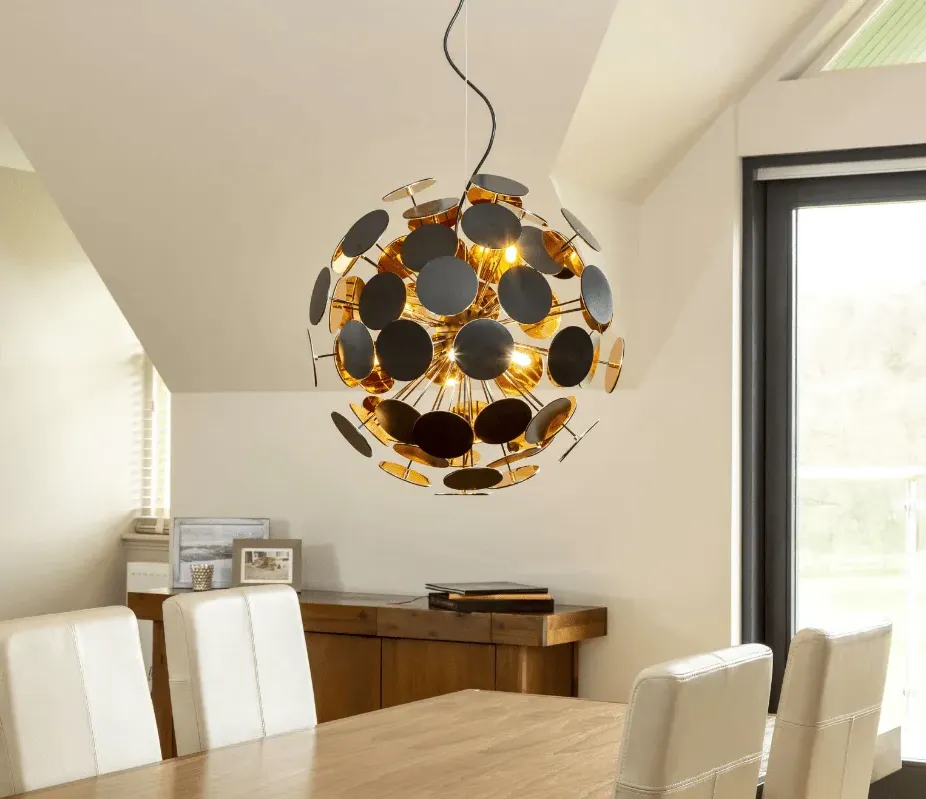 Copperhead 6-Light Sputnik Ceiling Light - Copper, Metal product