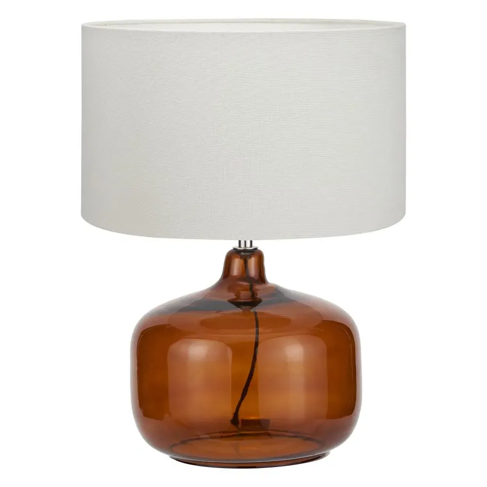 Corby Glass Table Lamp - Amber product