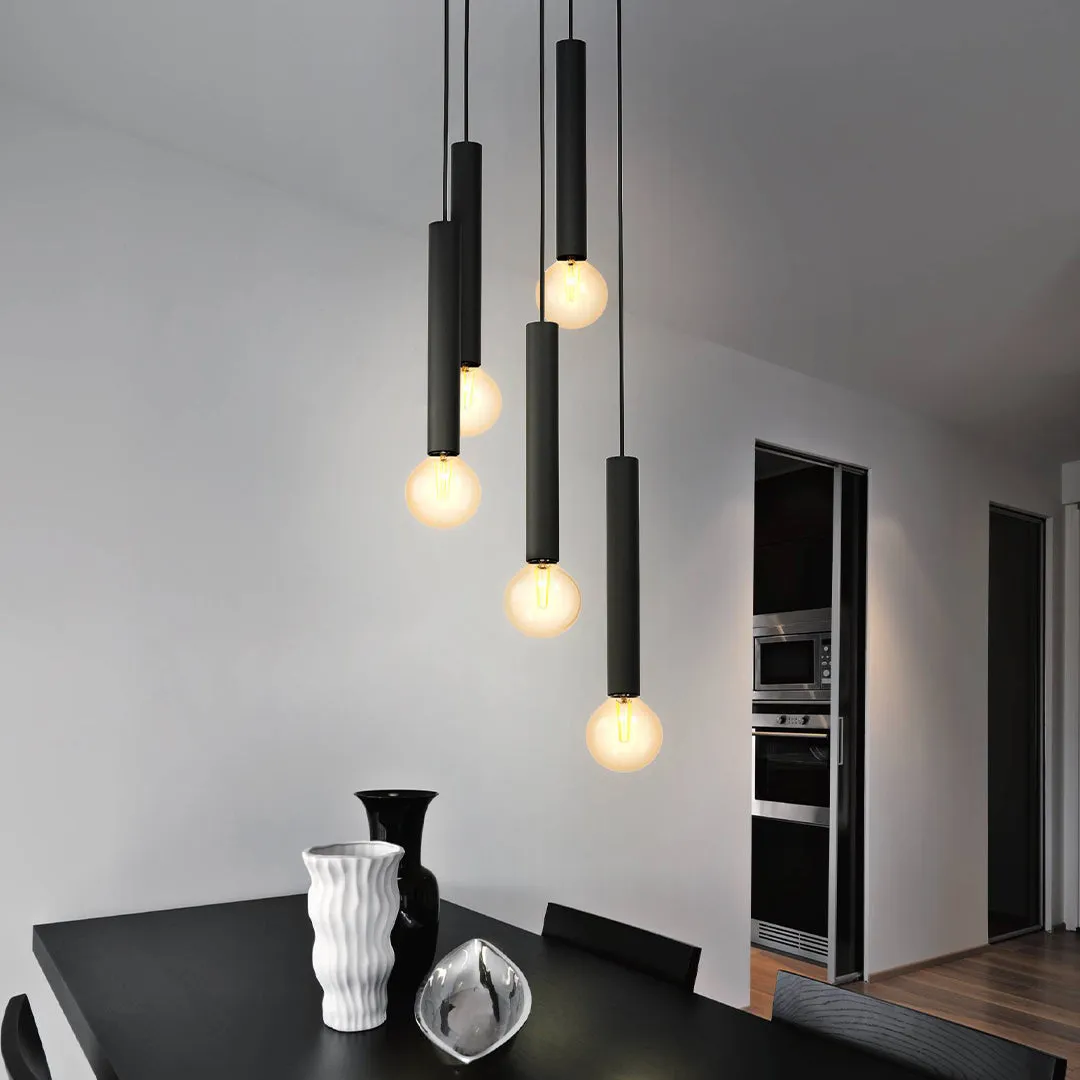 Cortenova 5-Light Ceiling Pendant - Matte Black product