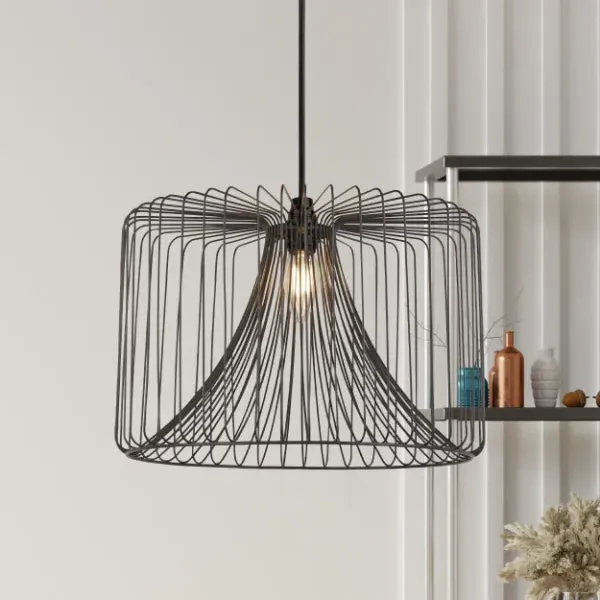 Cortez Large Pendant Light Shade - Dark Grey product