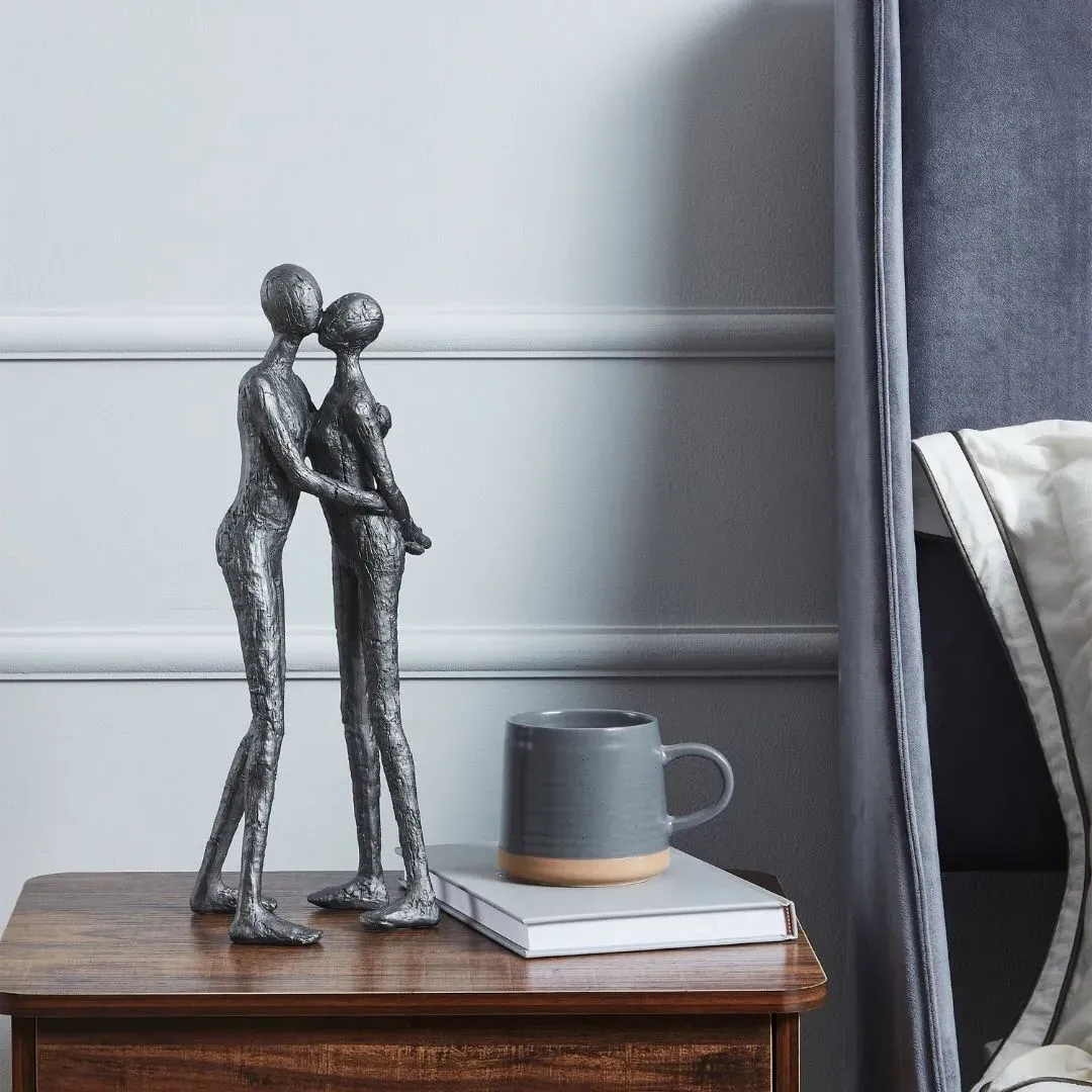 Couple Kissing Metal Ornament - Abstract Sculpture product
