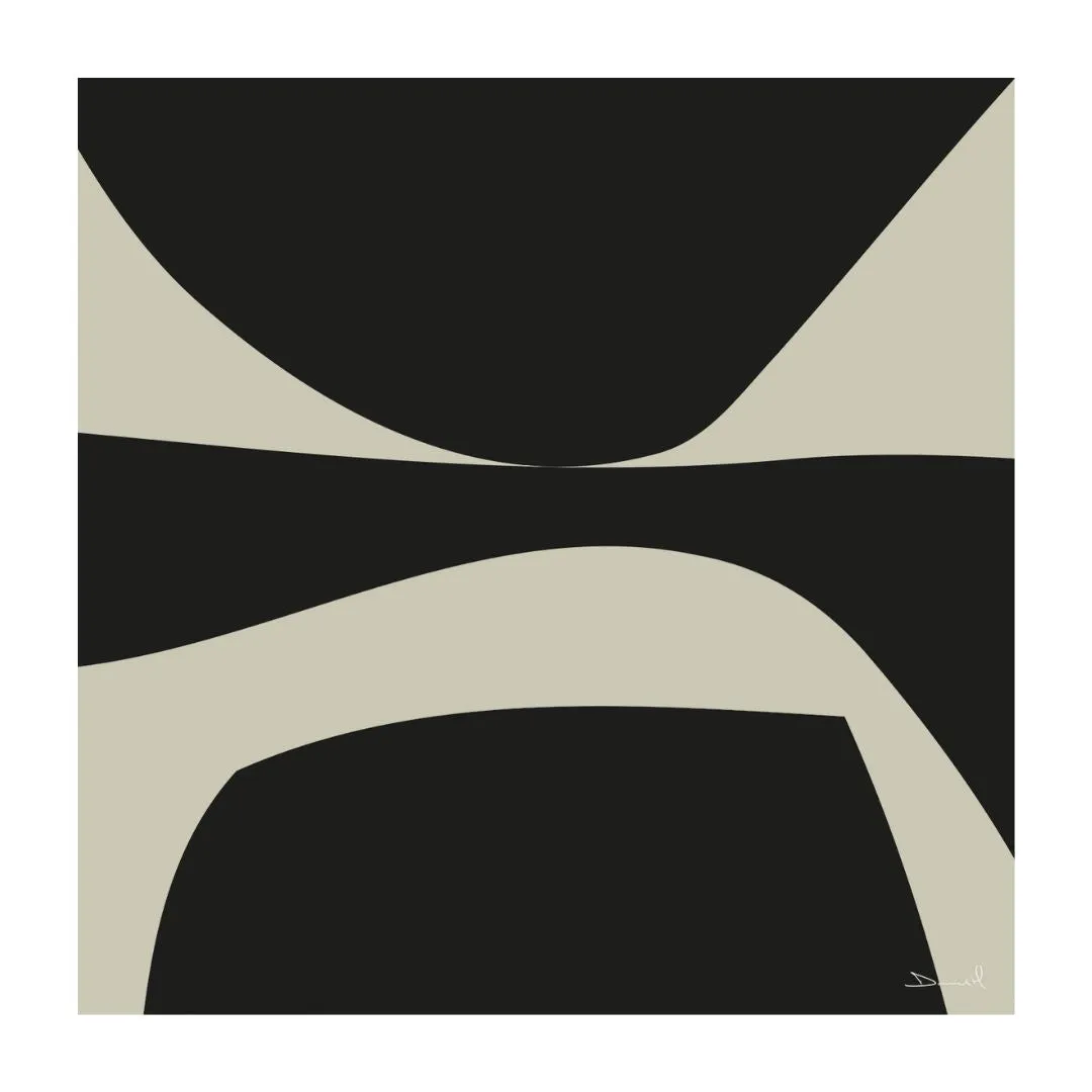 Dan Hobday Shaped Abstract Canvas Print product