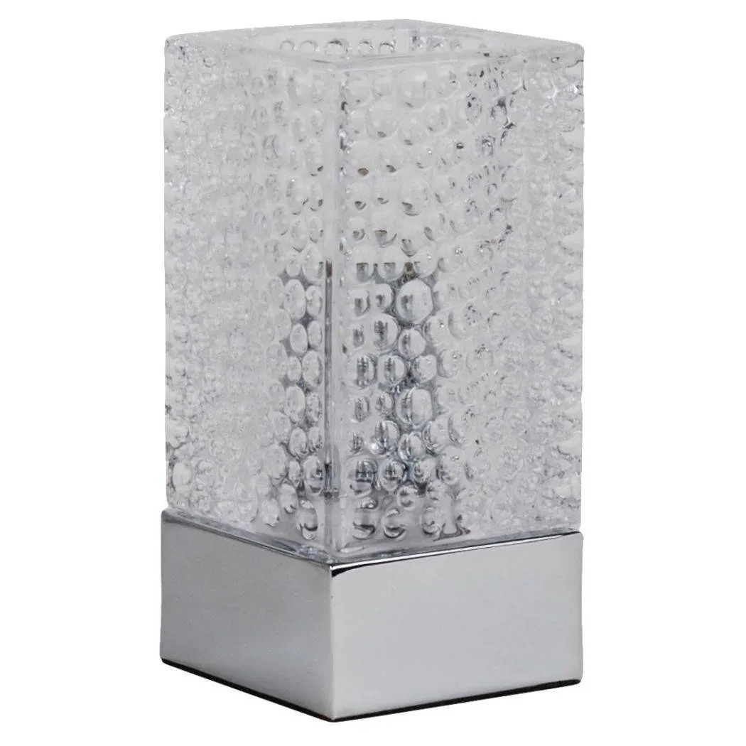 Danna Touch Table Lamp - Clear Glass, Chrome product