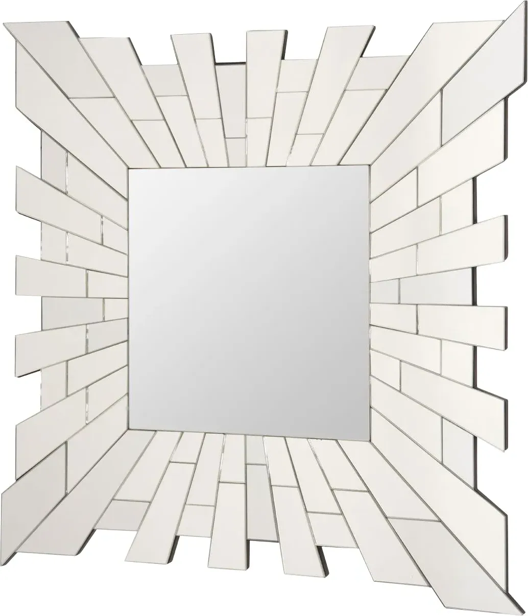 Darlington Square Wall Mirror - Silver product
