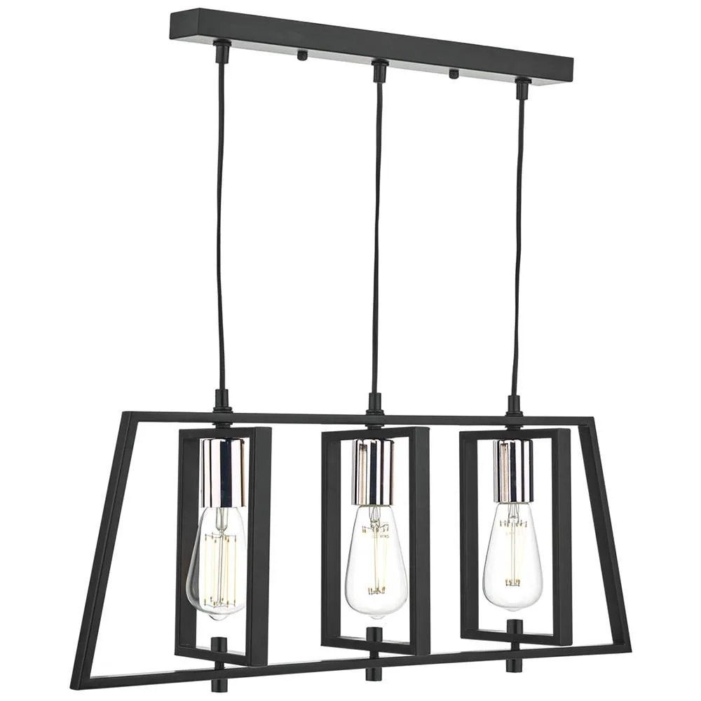 Dax 3-Light Ceiling Bar - Black product