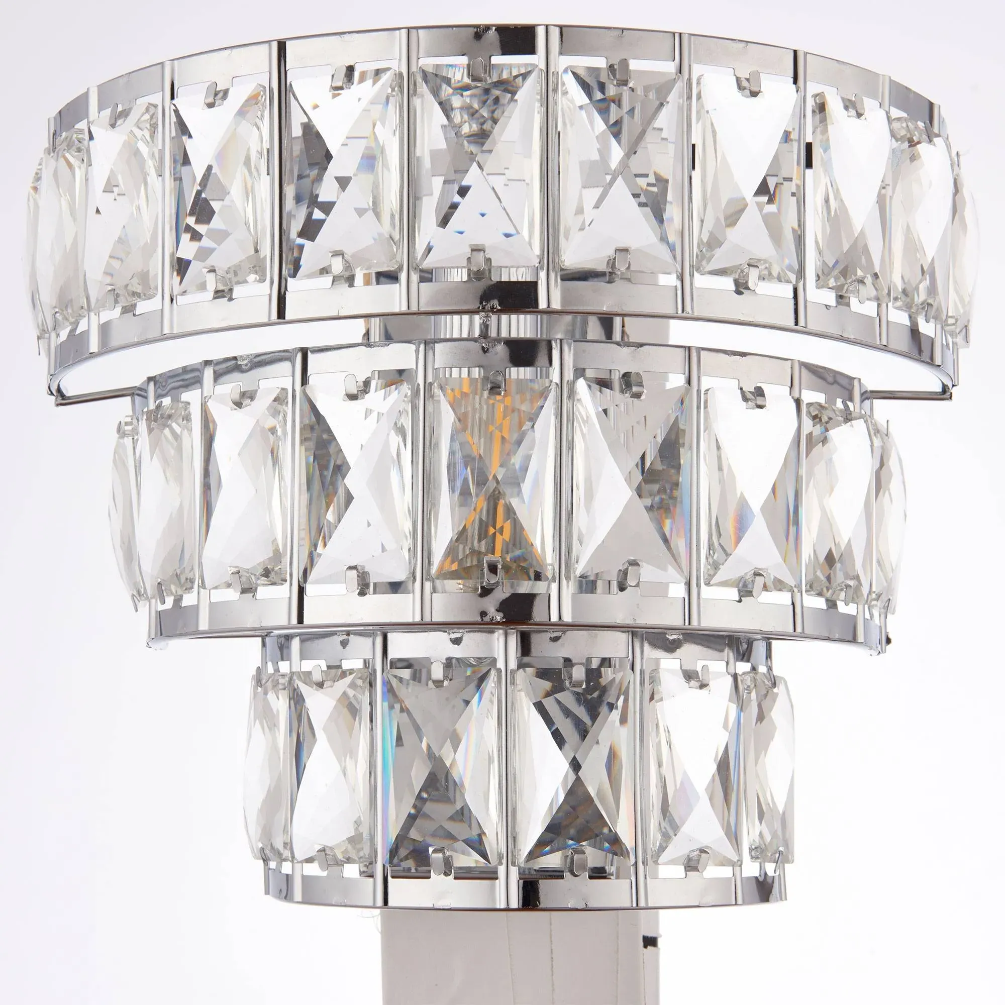 Dempster Wall Light - Chrome, Crystal Glass product