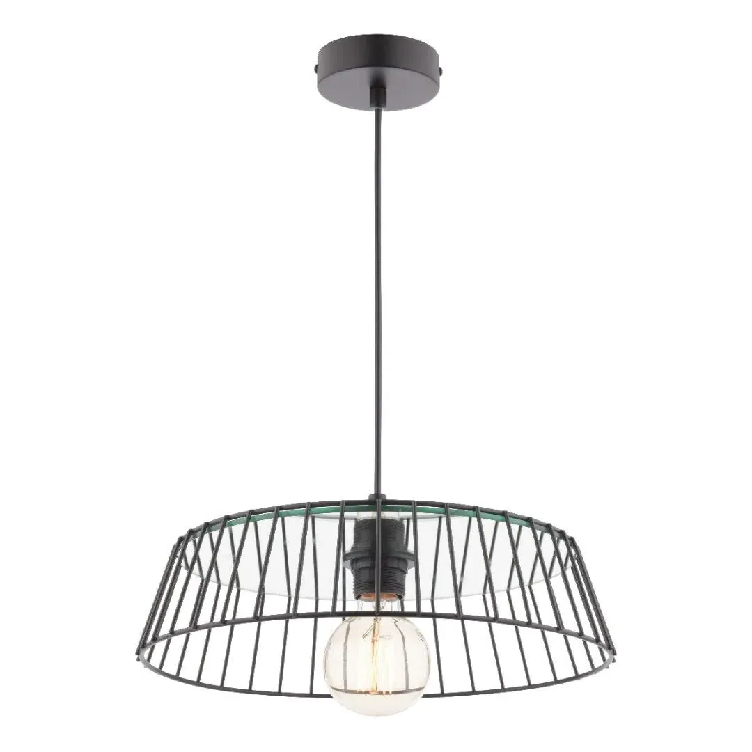 Derry 1-Light Pendant Light - Matt Black product