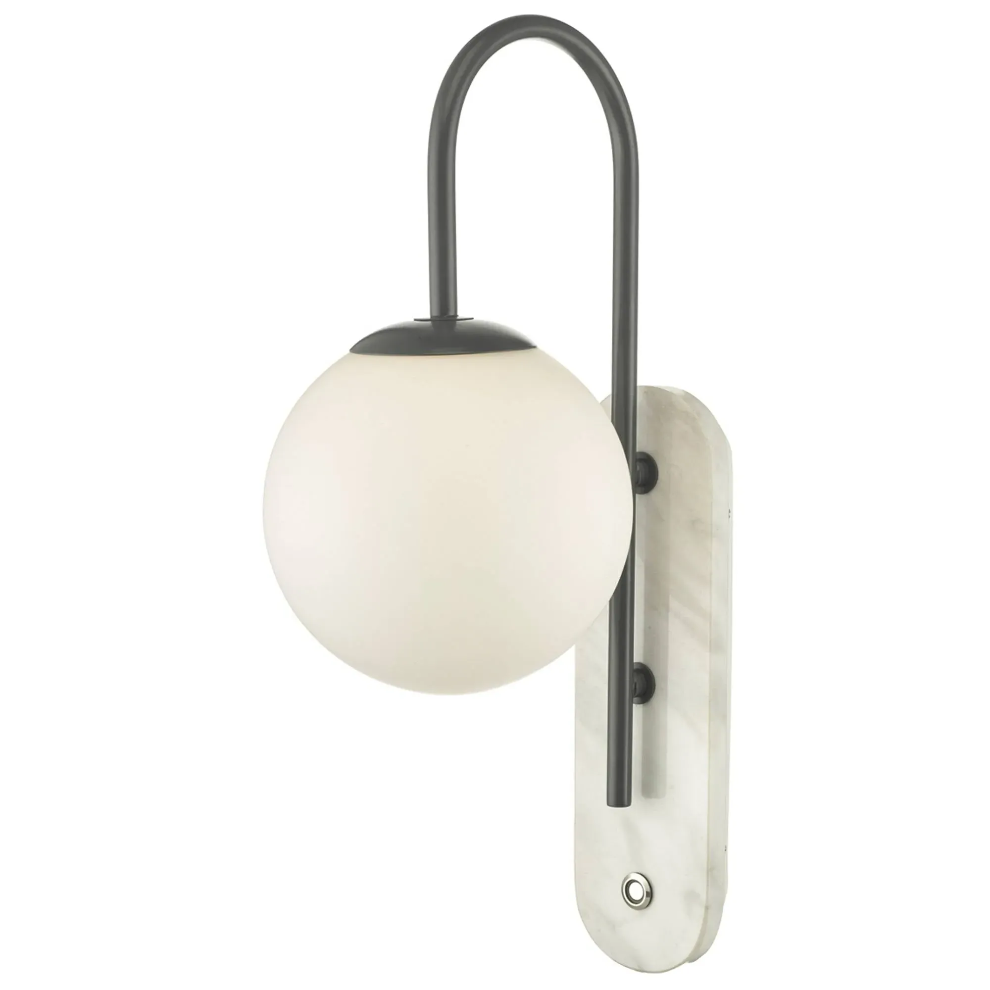 Deuce Wall Light - Marble, Frosted Glass product