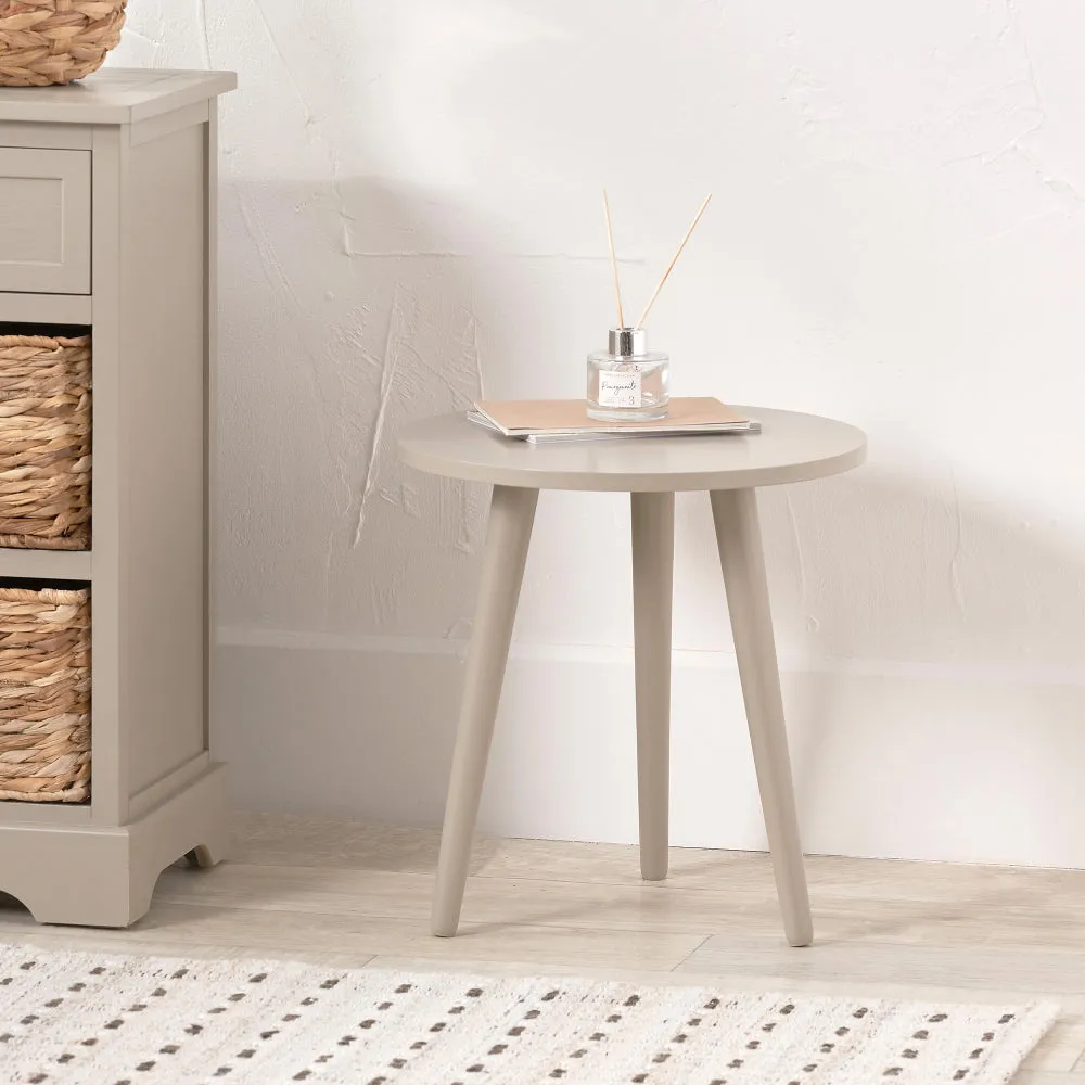 Devonshire Side Table - Putty, Wood product
