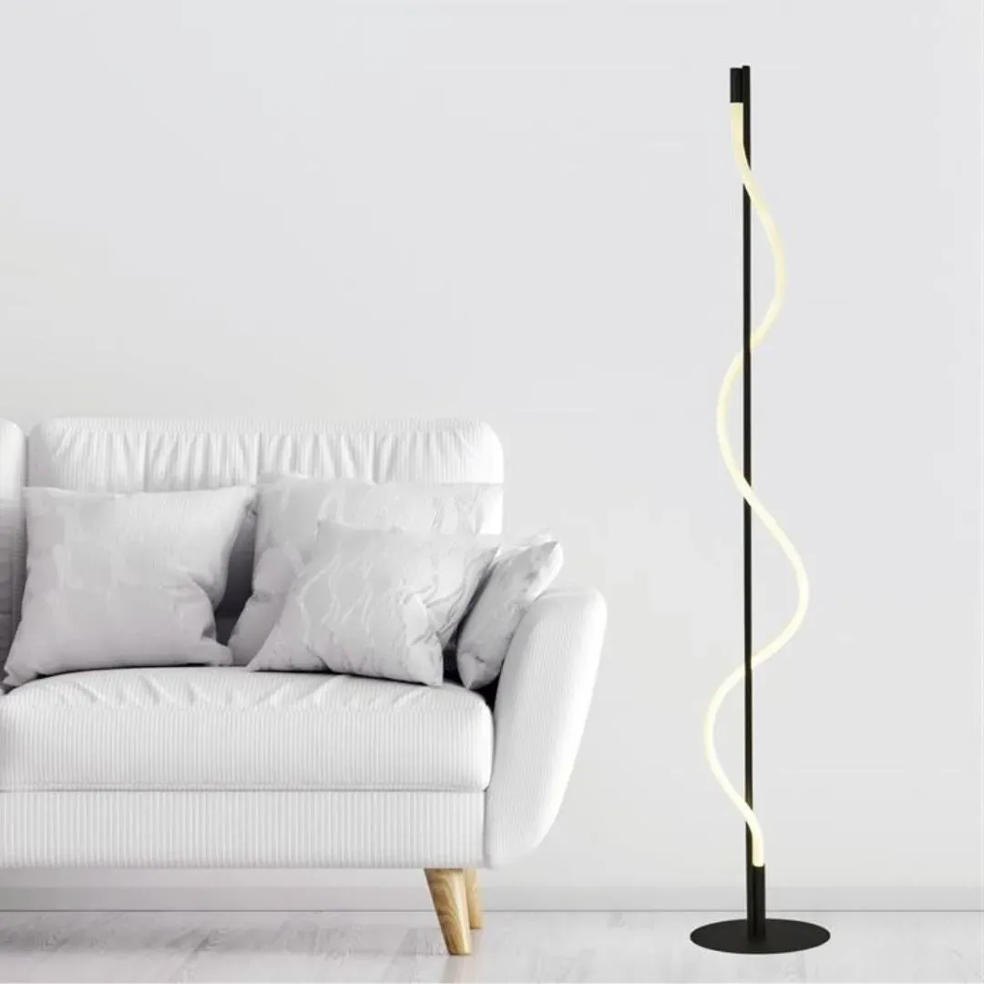 Diego LED Floor Lamp Dimmable - Matt Black product