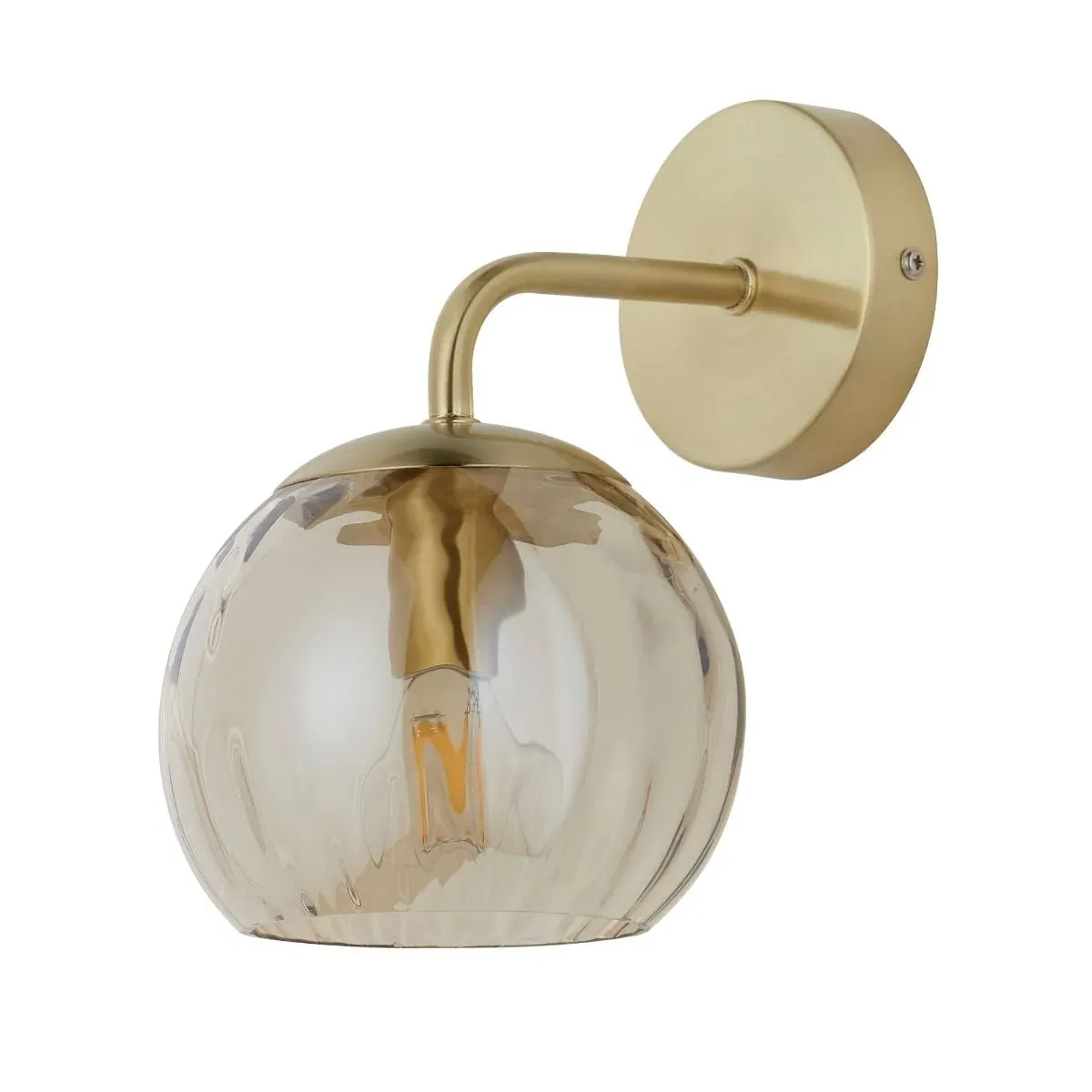 Dimple 1-Light Wall Light - Satin Brass product
