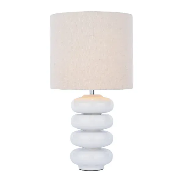 Dotty Ivory Ceramic Table Lamp - Ivory product