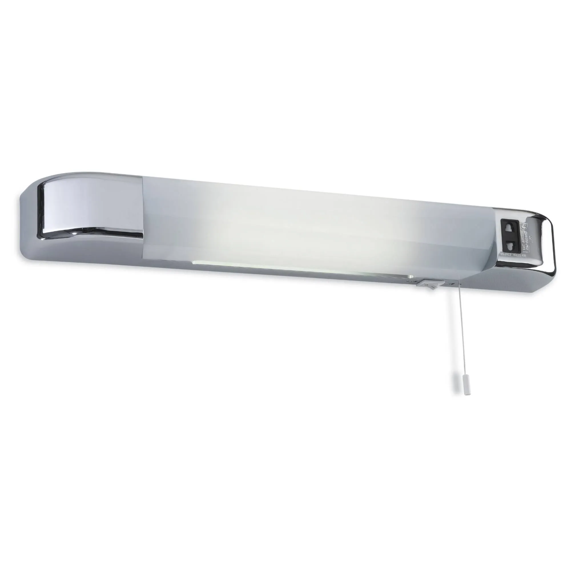 Dual Volt Shaver Bathroom Wall Light - Polished Chrome product