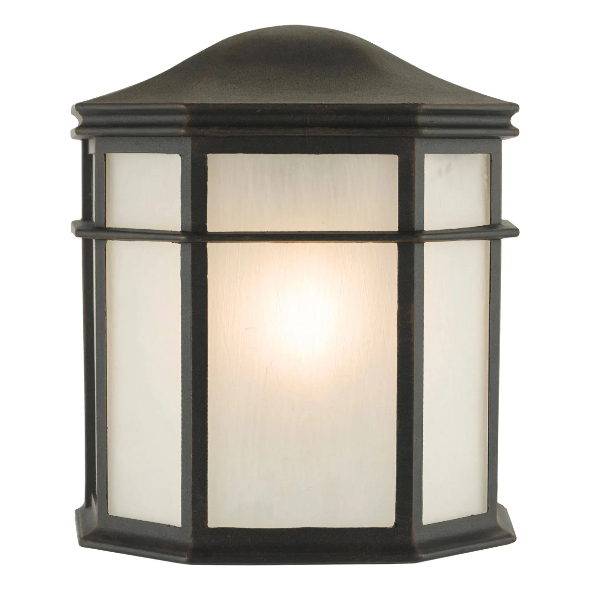 Dulbecco IP44 Outdoor Wall Light - Black, Cast Aluminium product