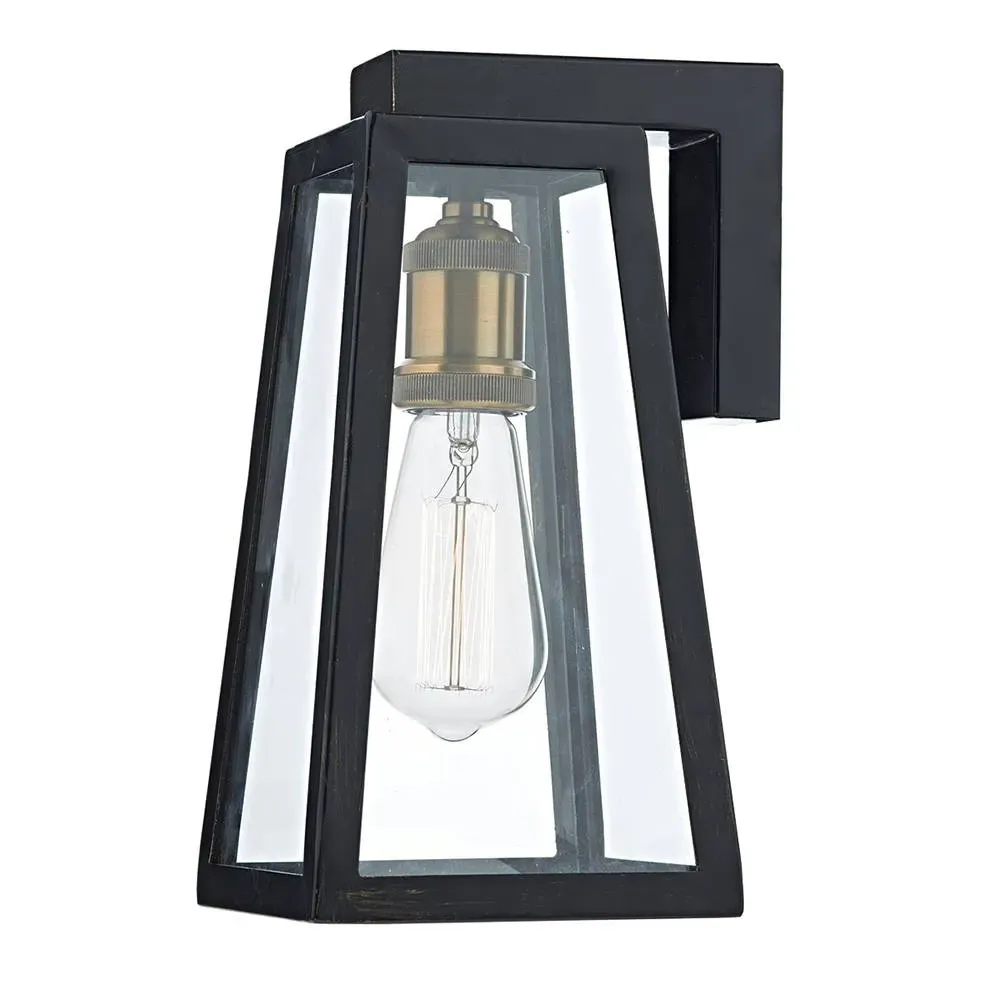 Duval Outdoor Wall Lantern Light - Black product