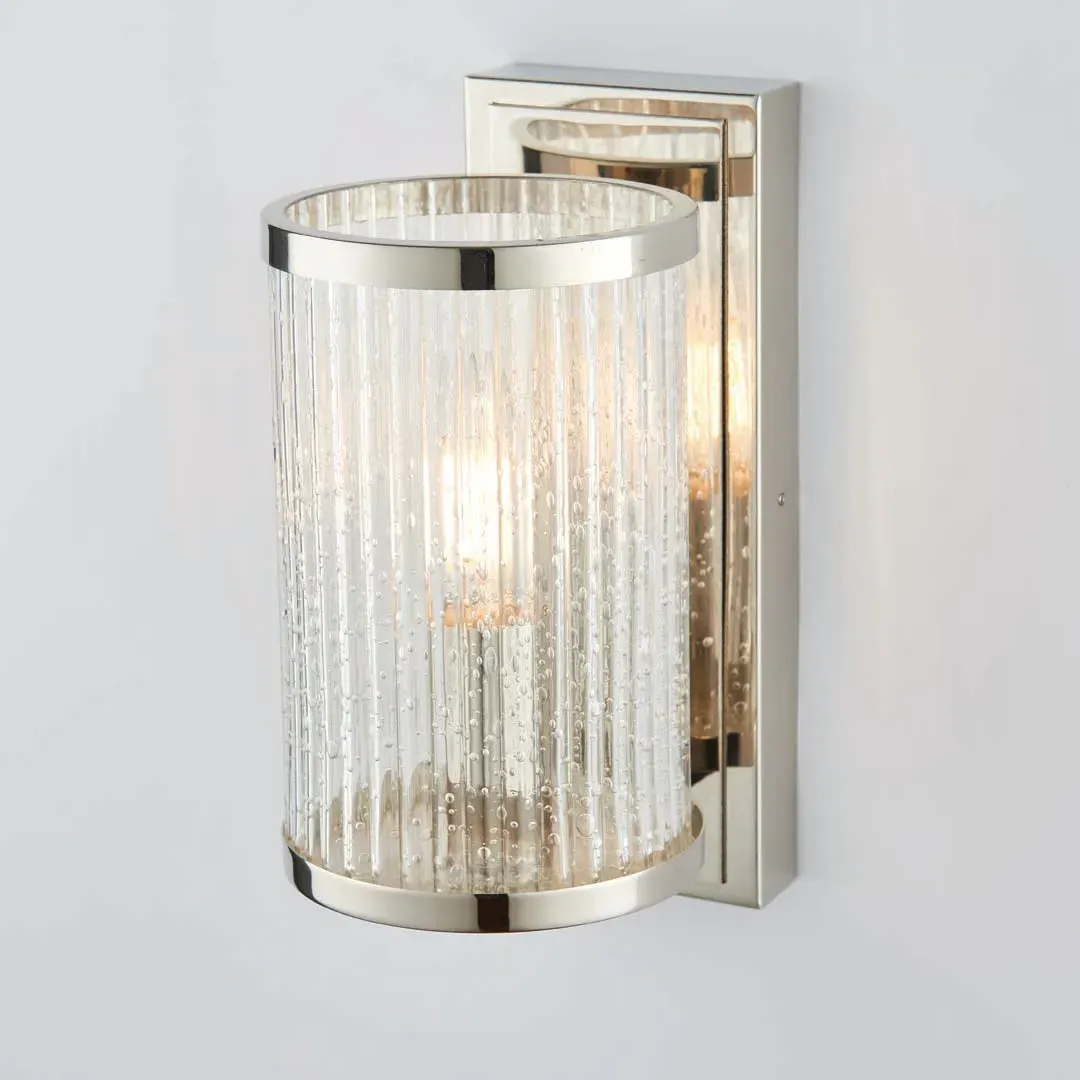 Easton Crystal Wall Light - Polished Nickel, Glass product