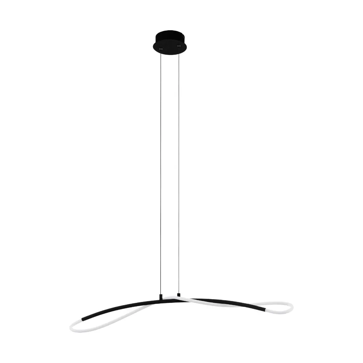 Egidonella Linear LED Pendant Ceiling Light - Black product
