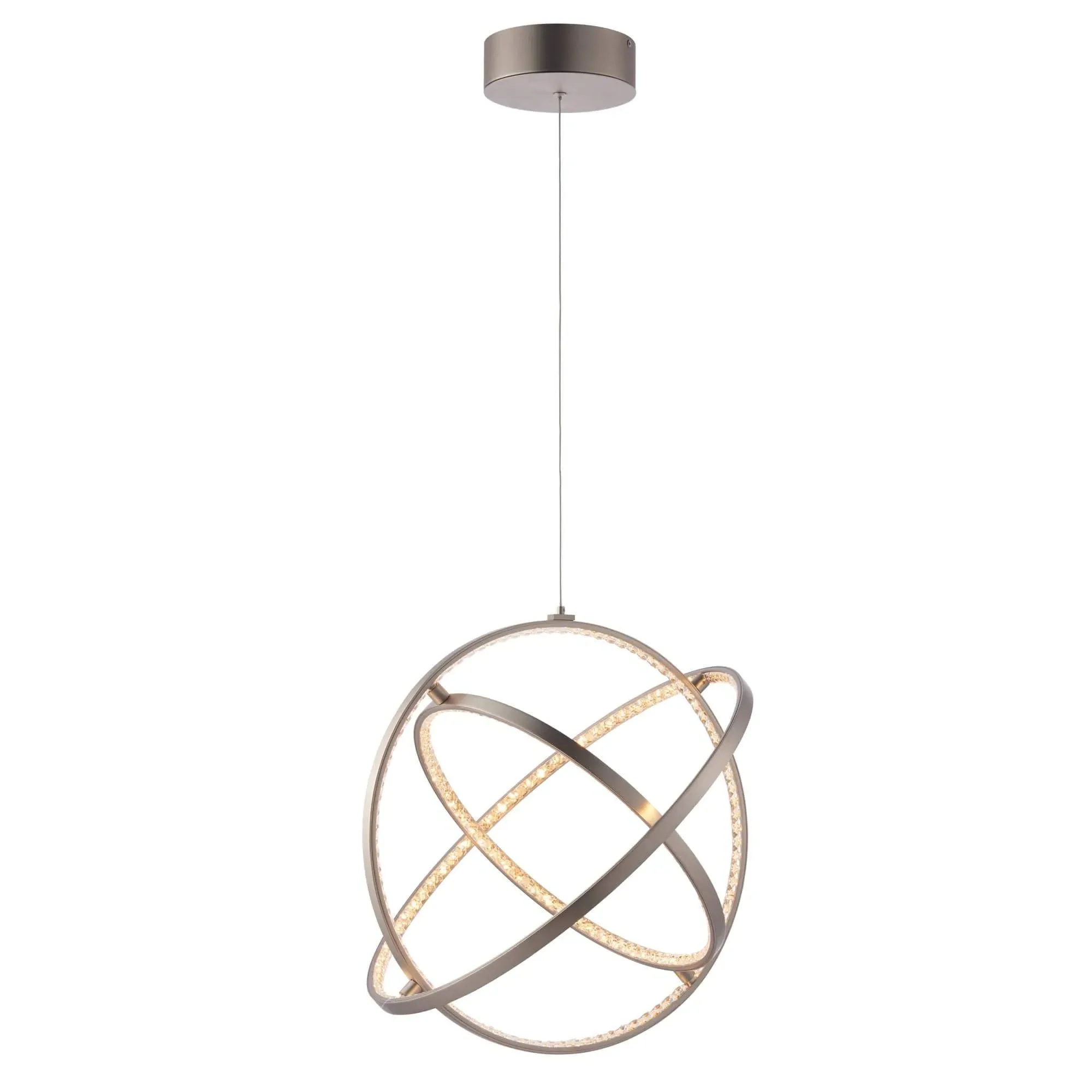 Eternity LED Pendant Ceiling Light - Matt Nickel product