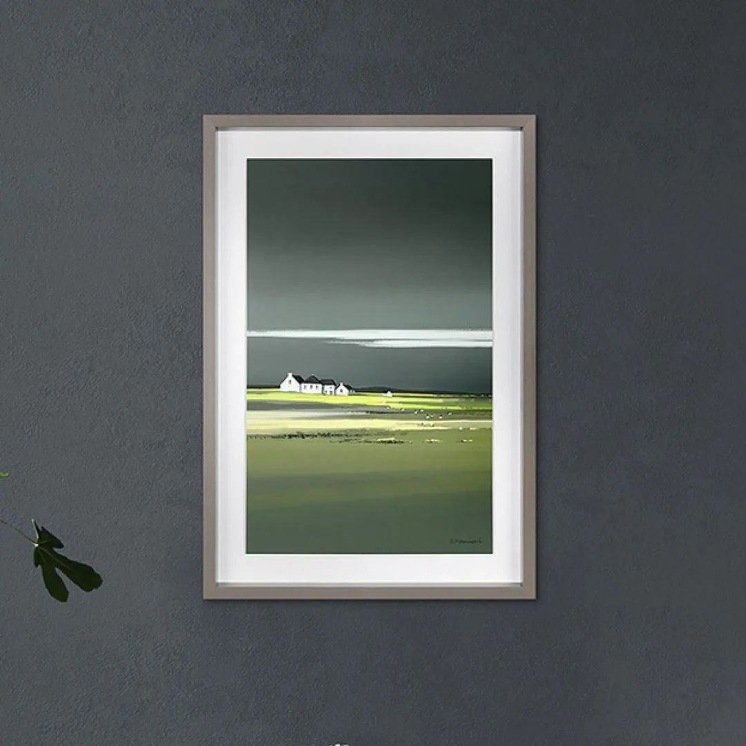 Ethos by Ulyana Hammond Framed Wall Art - Grey product