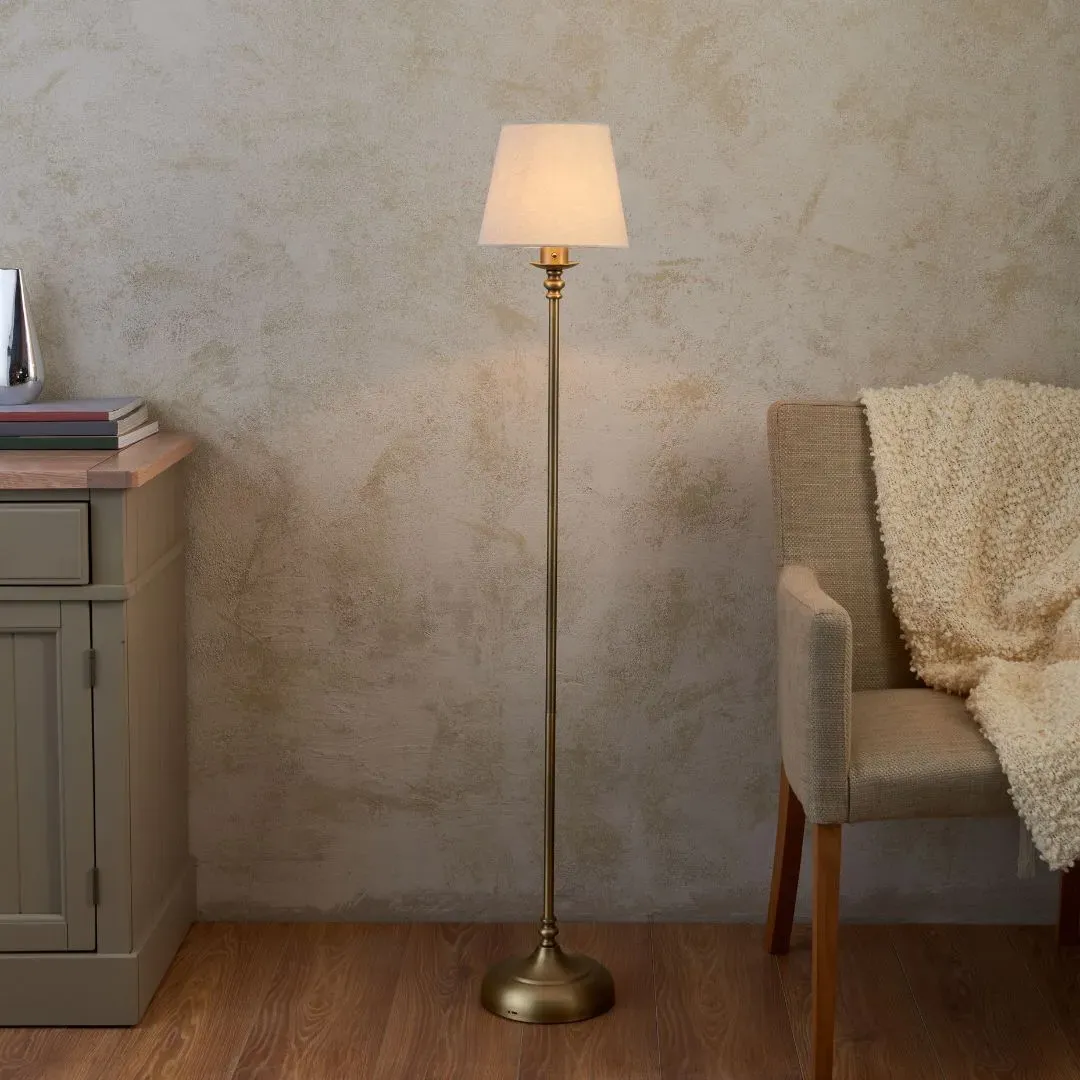 Fable Rechargeable Touch Floor Lamp - Antique Brass product