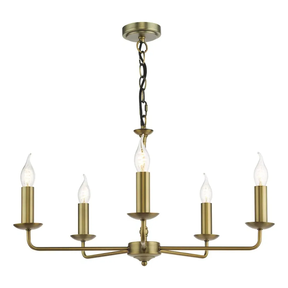 Favian 5-Light Chandelier - Matte Bronze product