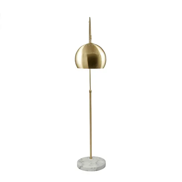Feliciani Floor Lamp - Brushed Brass, Marble product