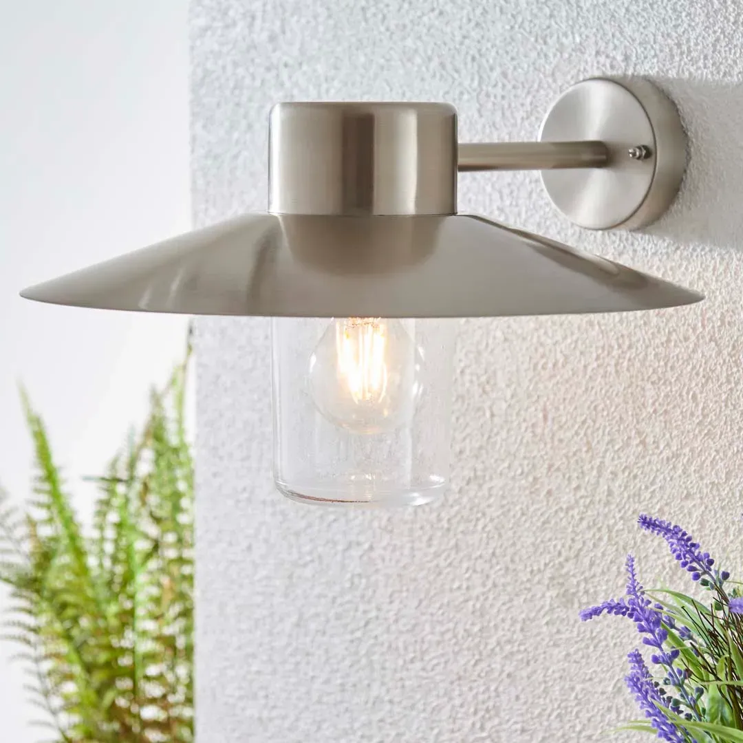 Fenwick IP44 Outdoor Wall Light - Stainless Steel product