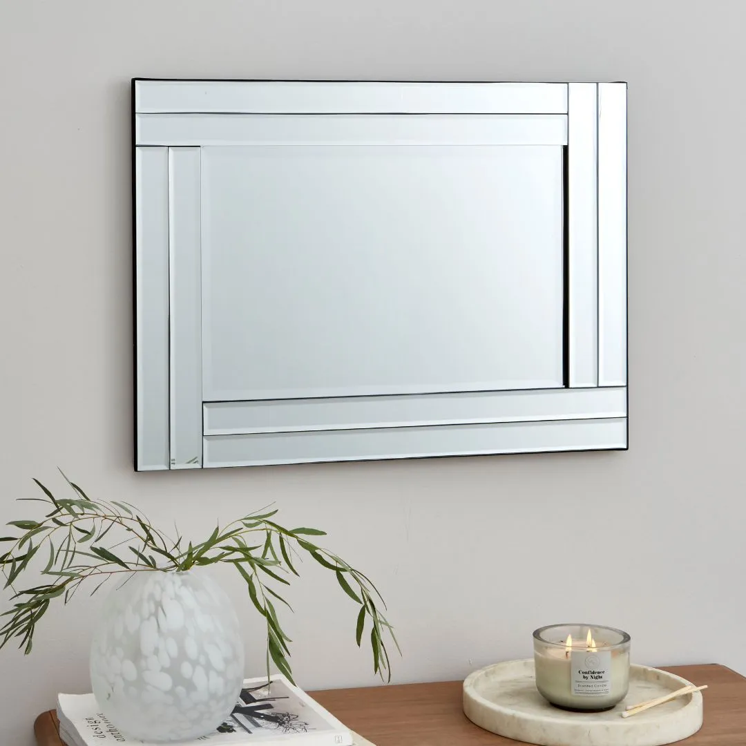 Figo Rectangular Mirror - Mirrored Glass product