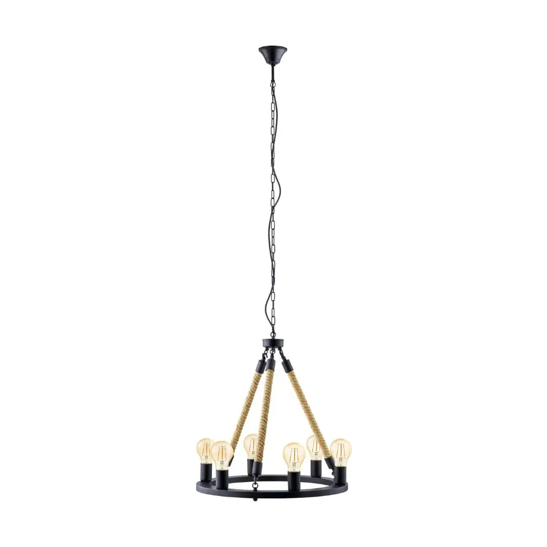 Findlay 6 Light Ceiling Pendant - Black product