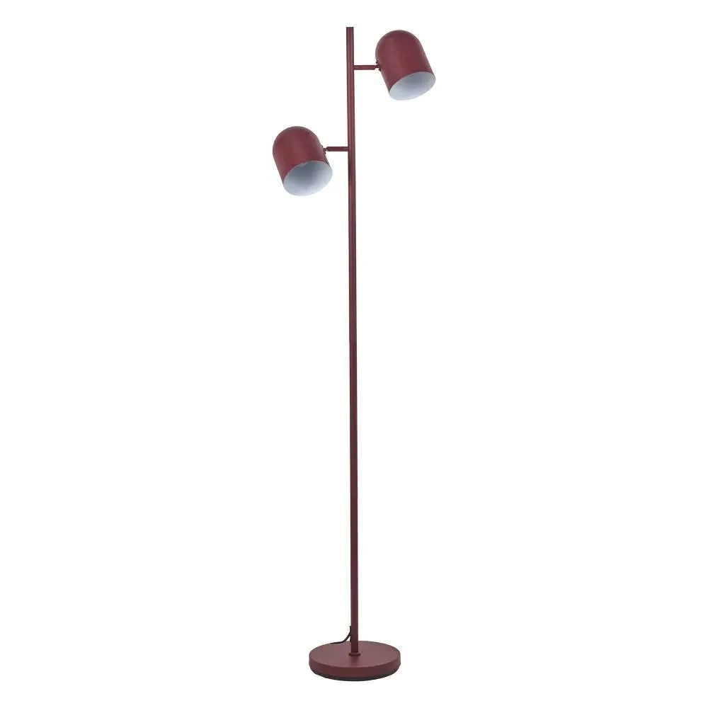 Finn 2-Light Floor Lamp - Mulberry, Steel product
